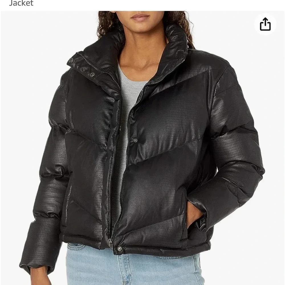 BB Dakota Answer My Layer Puffer Jacket Black